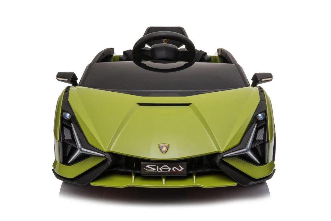 Lamborghini SIAN dječja kolica na baterije, zelena + daljinski upravljač + EVA + spori start_11