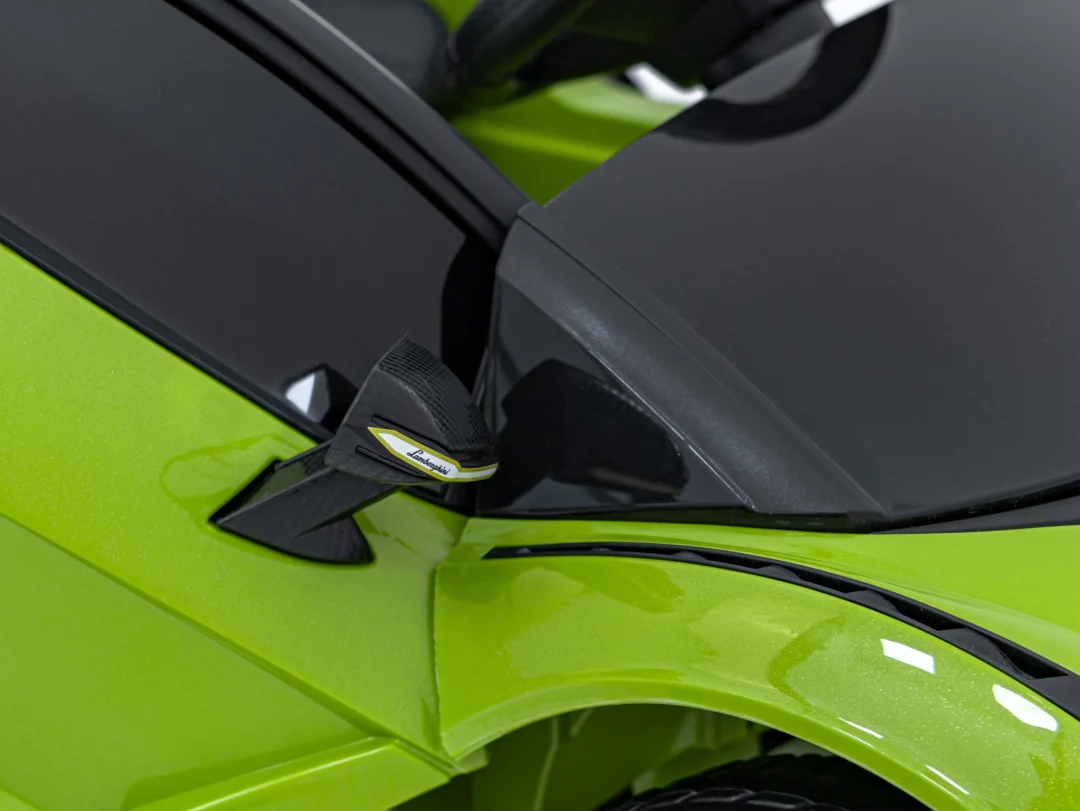 Lamborghini SIAN dječja kolica na baterije, zelena + daljinski upravljač + EVA + spori start_25