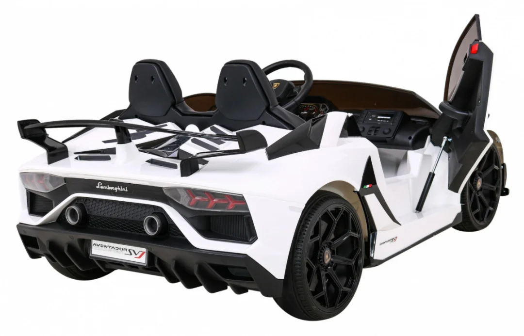 Lamborghini SVJ DRIFT za 2 djece Bijela + Drift funkcija + Daljinski upravljač_11