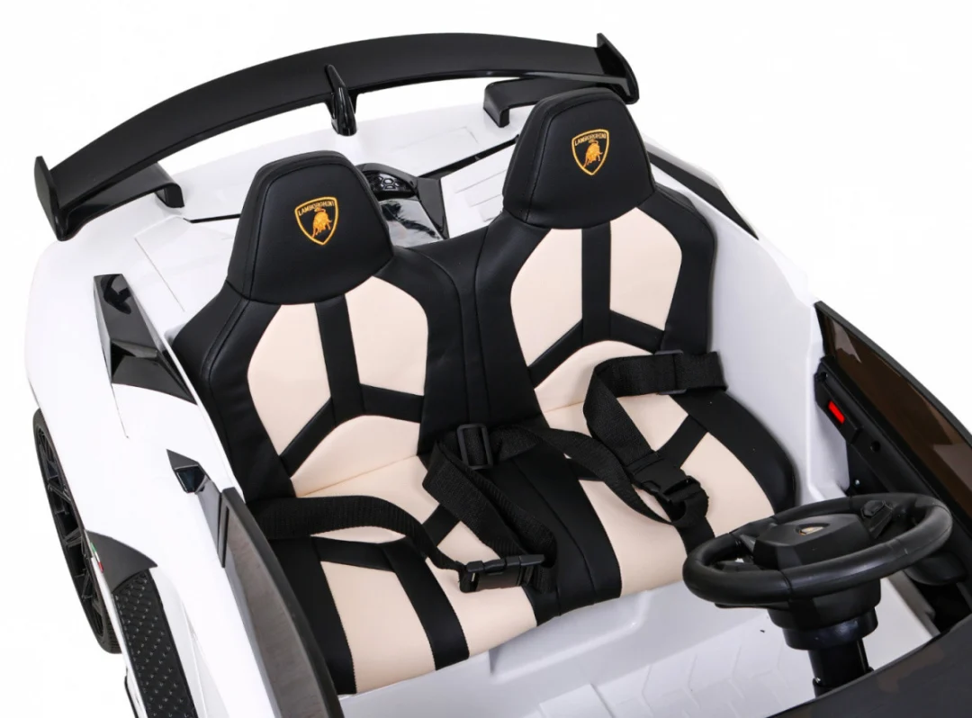 Lamborghini SVJ DRIFT za 2 djece Bijela + Drift funkcija + Daljinski upravljač_13