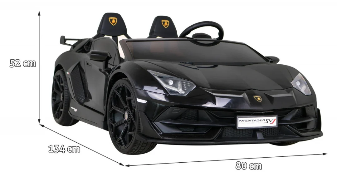 Lamborghini SVJ Drift za 2 djece, crni_2