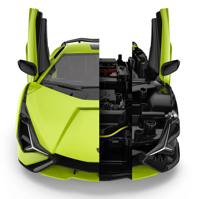 Lamborghini Sian zeleni RASTAR model 1:18 Automobil na daljinsko upravljanje + 2,4 GHz, zelena_2