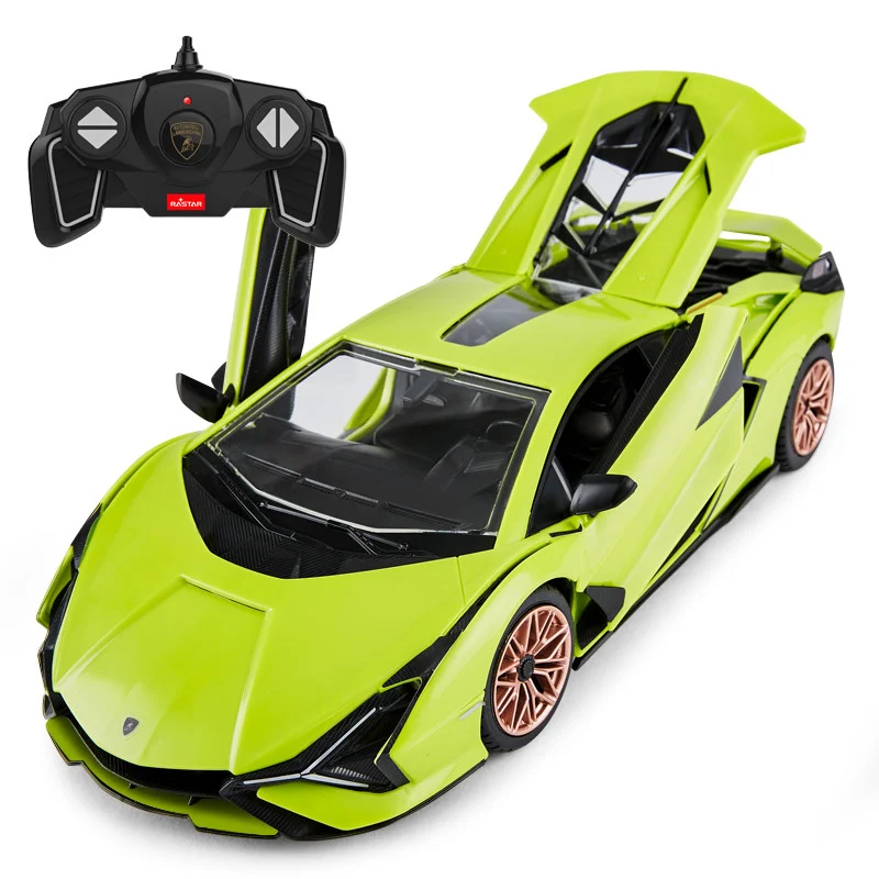 Lamborghini Sian zeleni RASTAR model 1:18 Automobil na daljinsko upravljanje + 2,4 GHz, zelena_3