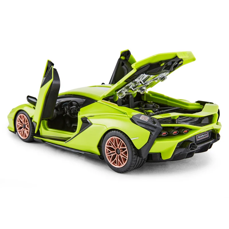 Lamborghini Sian zeleni RASTAR model 1:18 Automobil na daljinsko upravljanje + 2,4 GHz, zelena_4