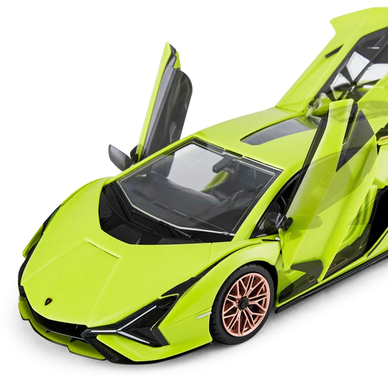 Lamborghini Sian zeleni RASTAR model 1:18 Automobil na daljinsko upravljanje + 2,4 GHz, zelena_5