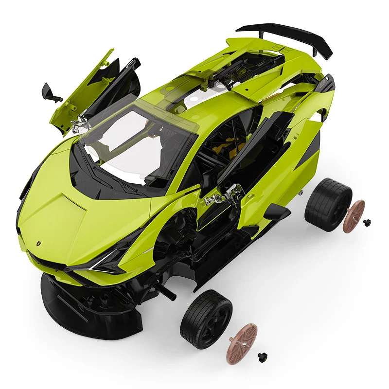 Lamborghini Sian zeleni RASTAR model 1:18 Automobil na daljinsko upravljanje + 2,4 GHz, zelena_6