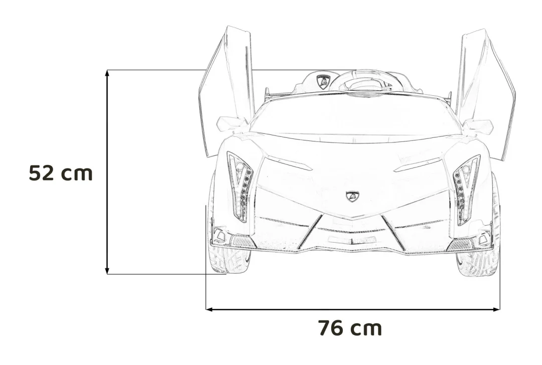 Lamborghini Veneno vozilo na akumulator, crveno_2