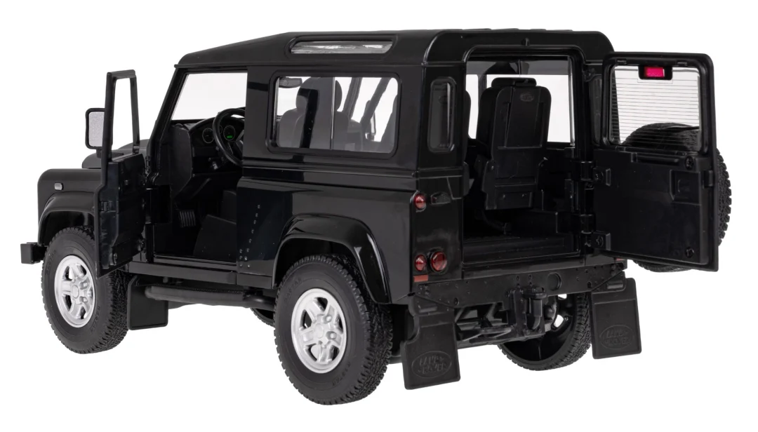 Land Rover Defender crni RASTAR model 1:14 Automobil na daljinsko upravljanje + 2,4 GHz, crna_3