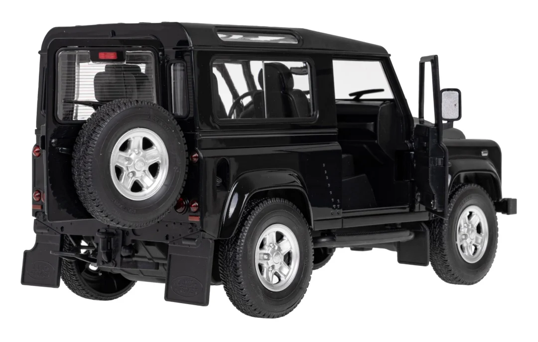 Land Rover Defender crni RASTAR model 1:14 Automobil na daljinsko upravljanje + 2,4 GHz, crna_4