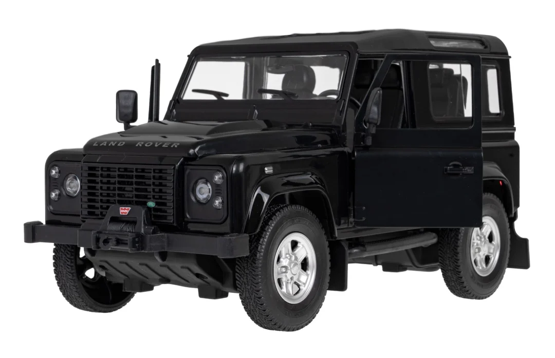 Land Rover Defender crni RASTAR model 1:14 Automobil na daljinsko upravljanje + 2,4 GHz, crna_5