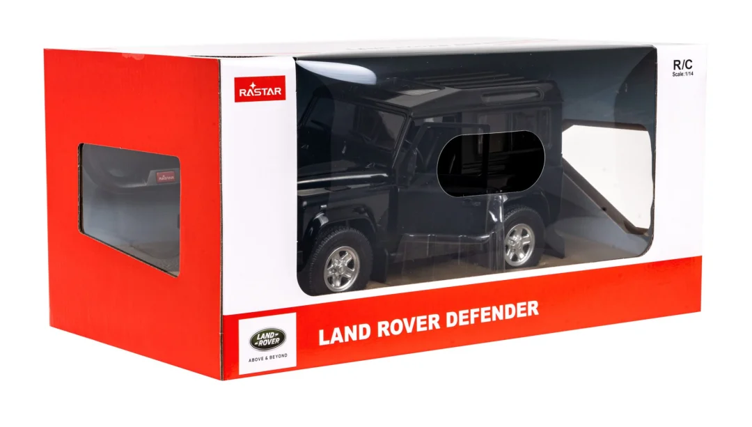 Land Rover Defender crni RASTAR model 1:14 Automobil na daljinsko upravljanje + 2,4 GHz, crna_7