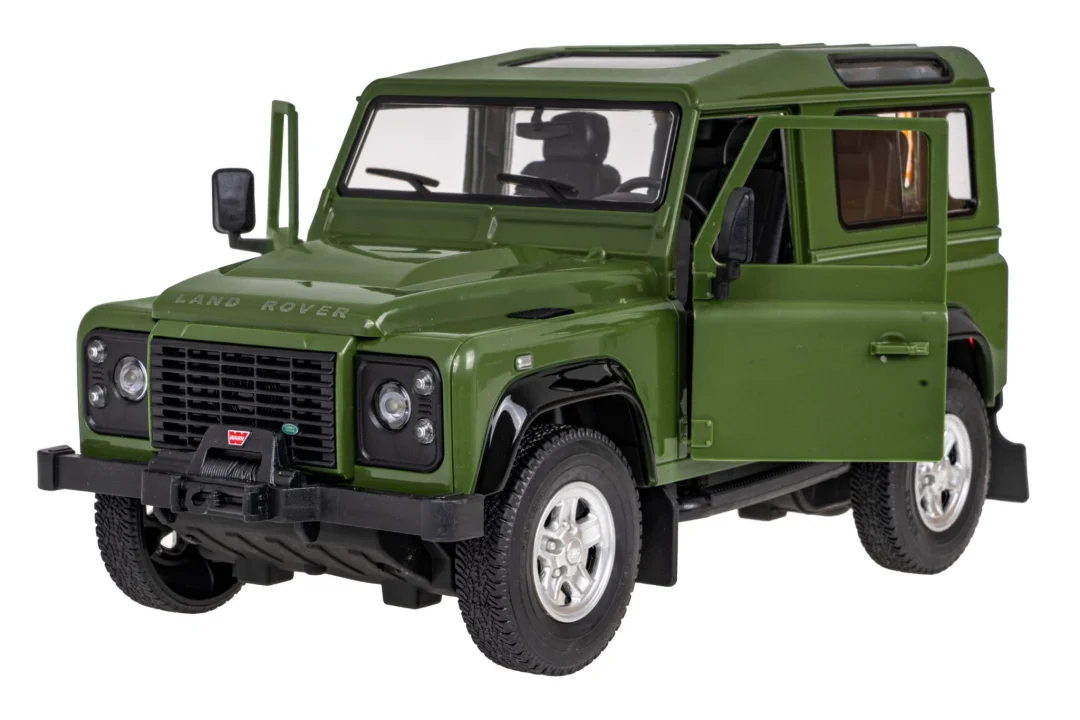 Land Rover Defender zeleni RASTAR model 1:14 Automobil na daljinsko upravljanje + 2,4 GHz, zelena_5