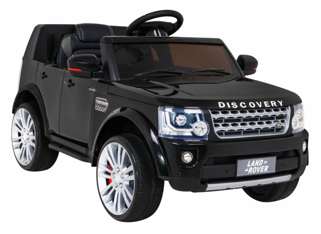 Land Rover Discovery električni automobil za djecu crni SUV + daljinski upravljač, crna_10