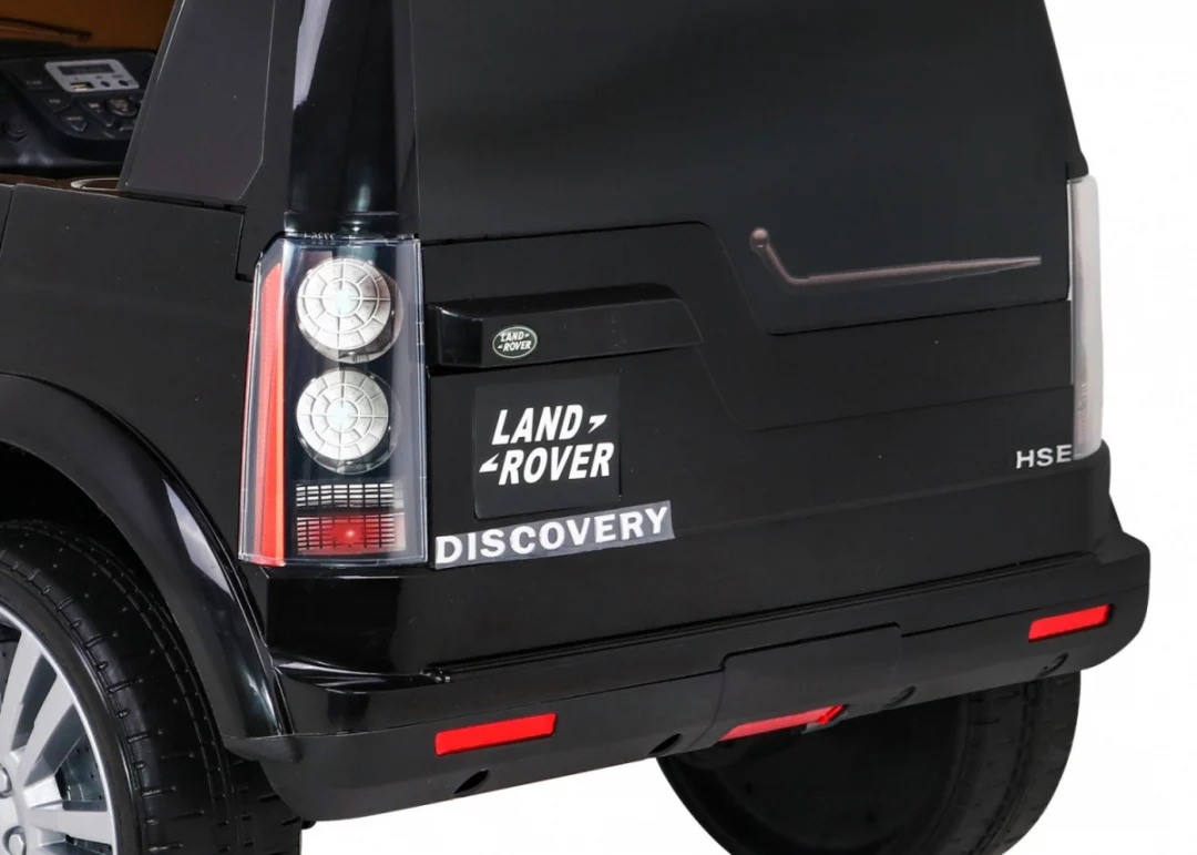 Land Rover Discovery električni automobil za djecu crni SUV + daljinski upravljač, crna_12