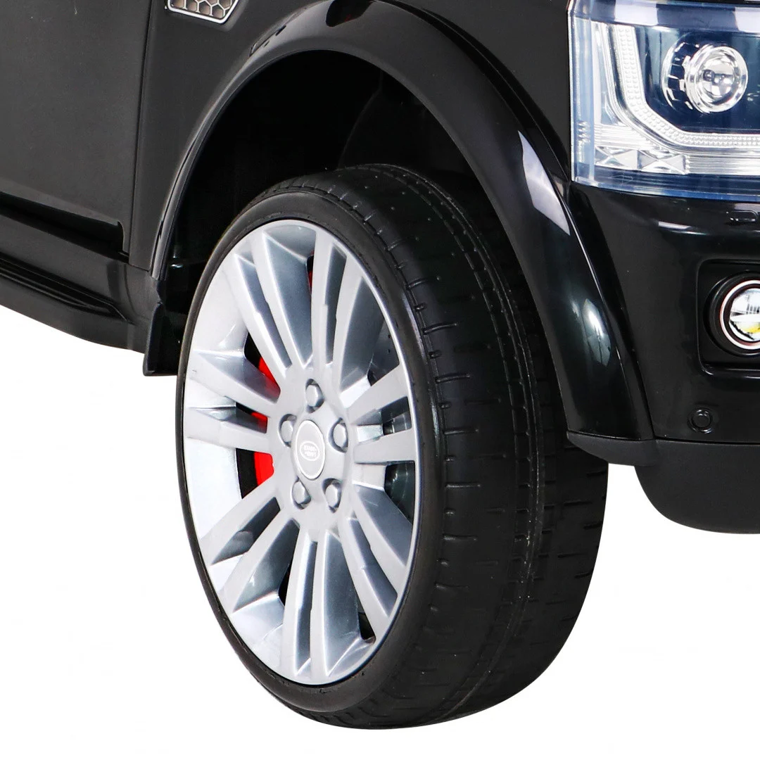 Land Rover Discovery električni automobil za djecu crni SUV + daljinski upravljač, crna_13