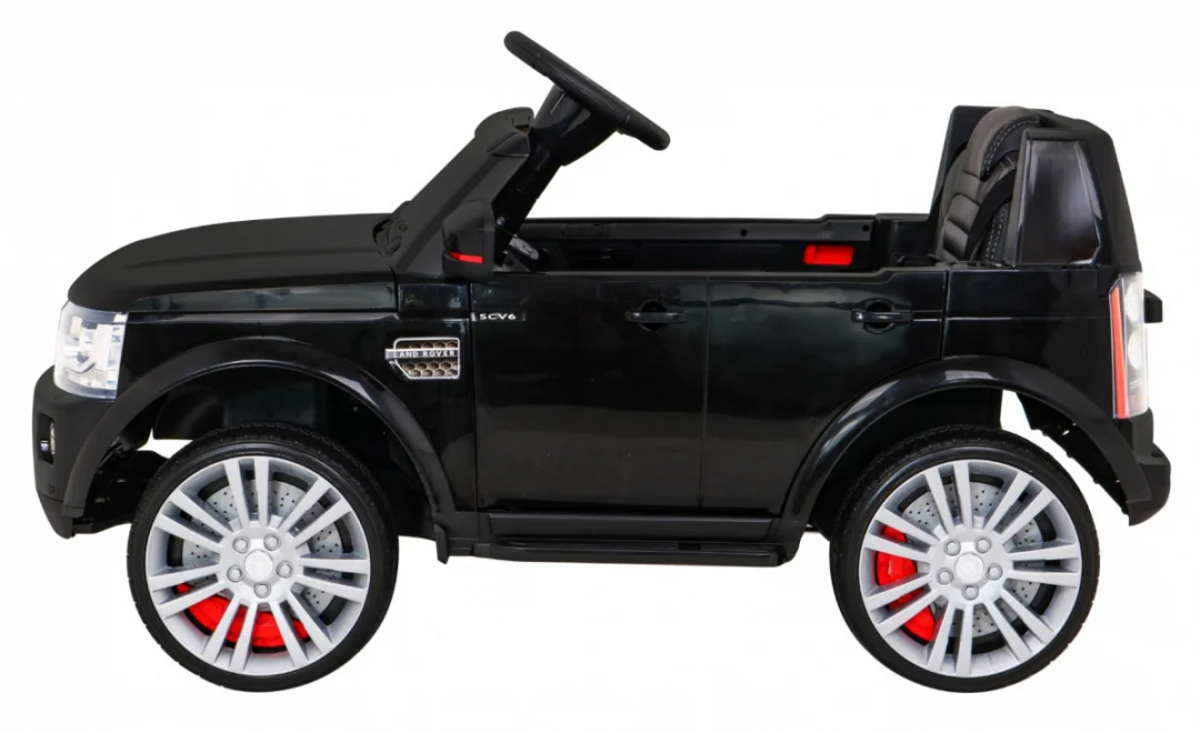 Land Rover Discovery električni automobil za djecu crni SUV + daljinski upravljač, crna_4