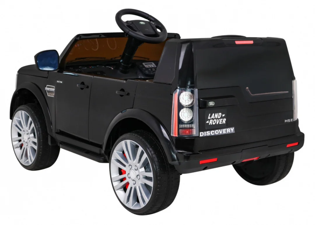 Land Rover Discovery električni automobil za djecu crni SUV + daljinski upravljač, crna_5