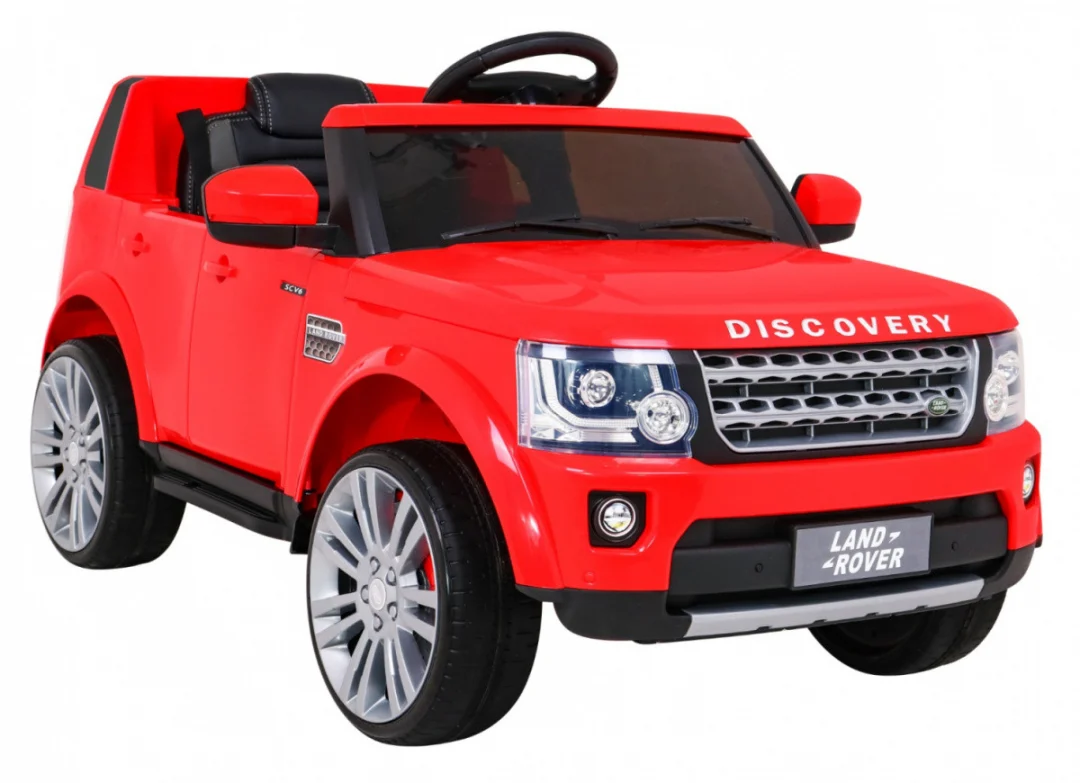 Land Rover Discovery električni automobil za djecu, crveni SUV + daljinski upravljač, crvena_10