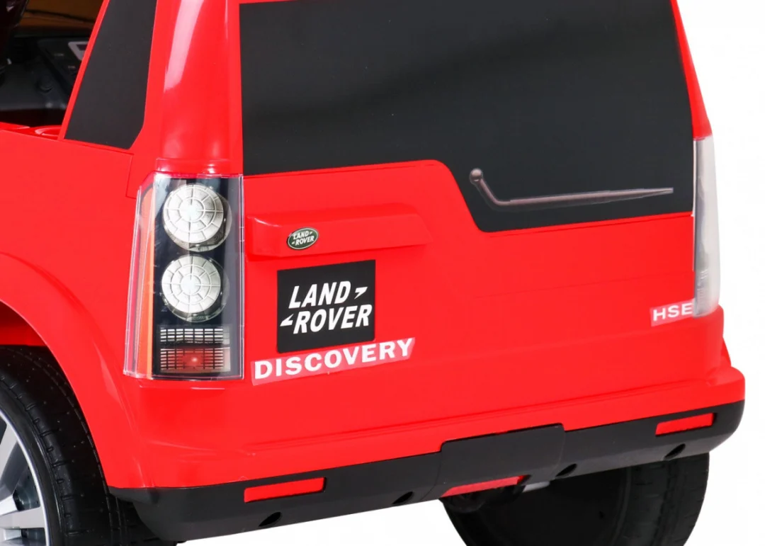 Land Rover Discovery električni automobil za djecu, crveni SUV + daljinski upravljač, crvena_13