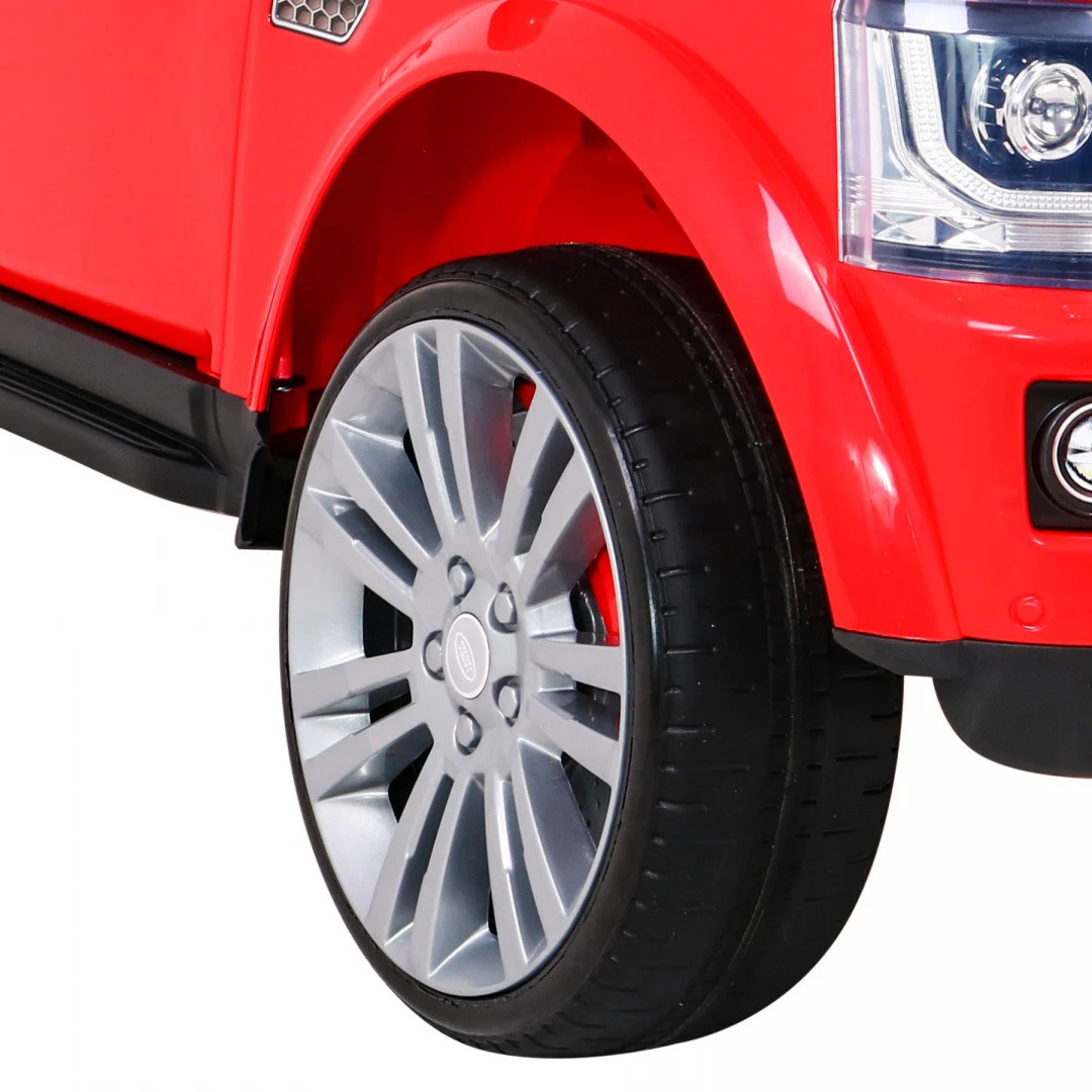 Land Rover Discovery električni automobil za djecu, crveni SUV + daljinski upravljač, crvena_14