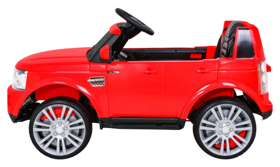 Land Rover Discovery električni automobil za djecu, crveni SUV + daljinski upravljač, crvena_4