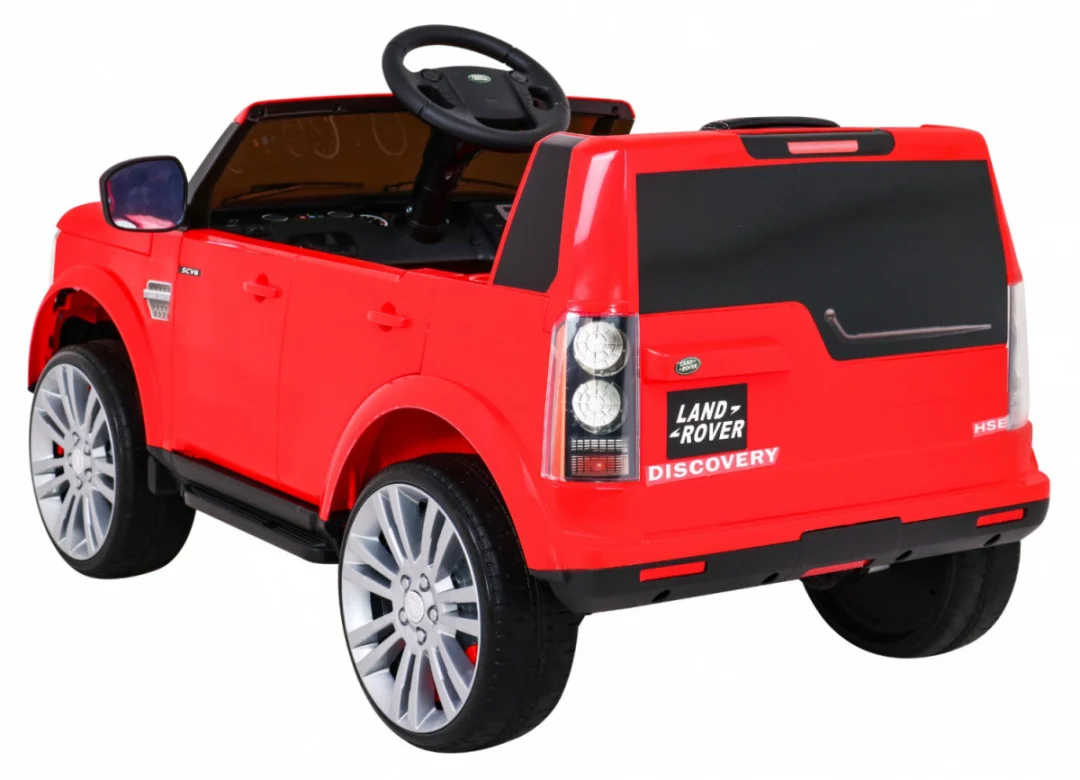 Land Rover Discovery električni automobil za djecu, crveni SUV + daljinski upravljač, crvena_5