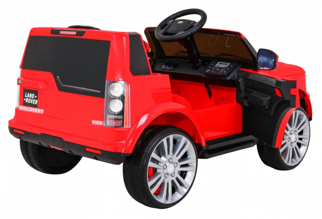 Land Rover Discovery električni automobil za djecu, crveni SUV + daljinski upravljač, crvena_8
