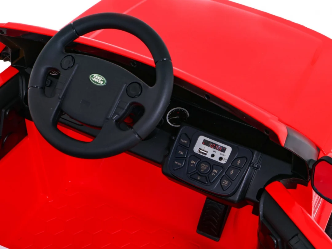 Land Rover Discovery električni automobil za djecu, crveni SUV + daljinski upravljač, crvena_9
