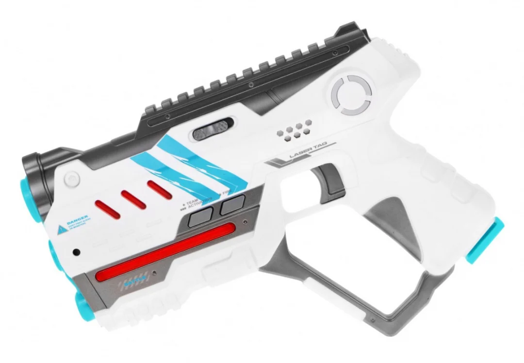 Laserske puške LASER TAG bijele + prsluci_4