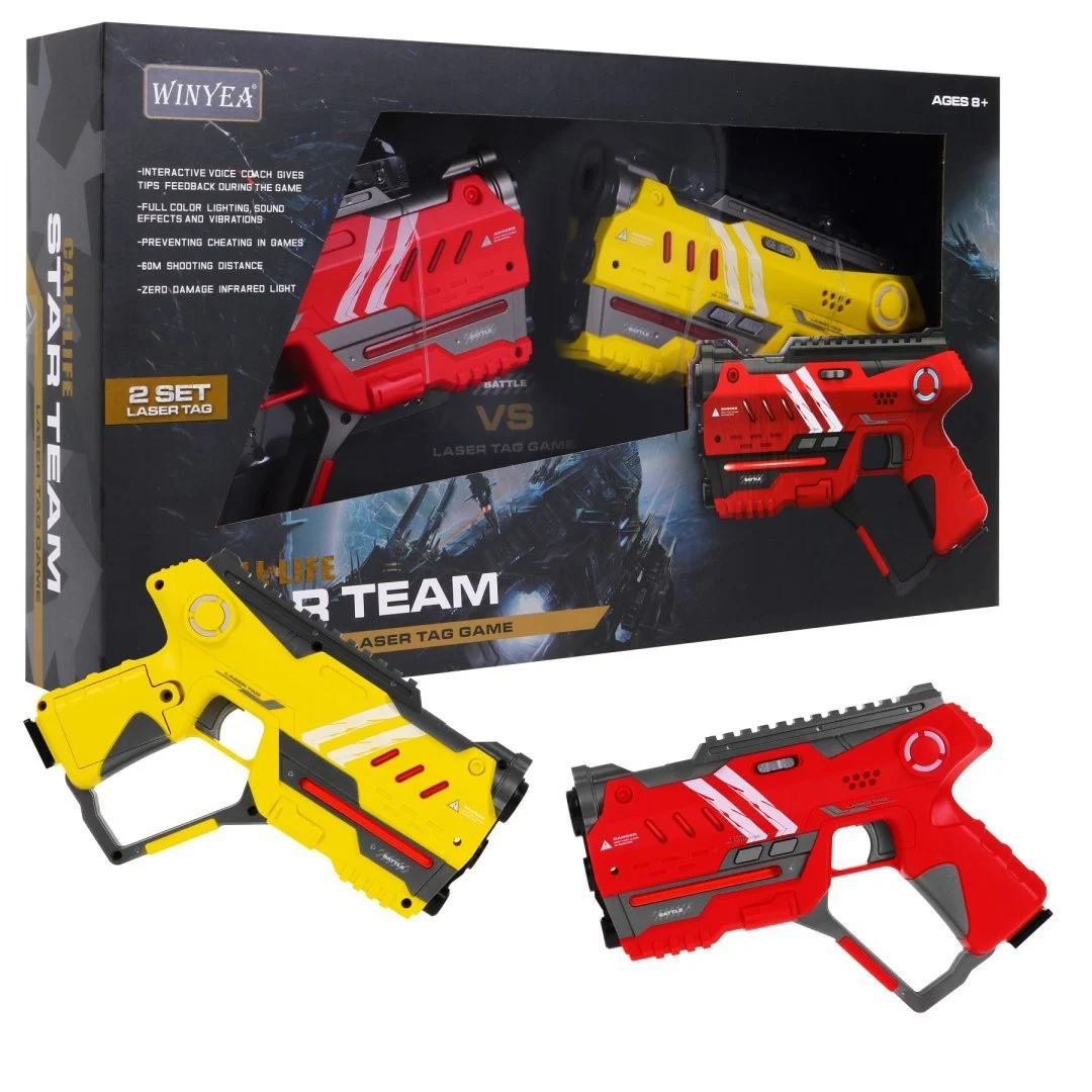 Laserske puške LASER TAG crveno-žute_1