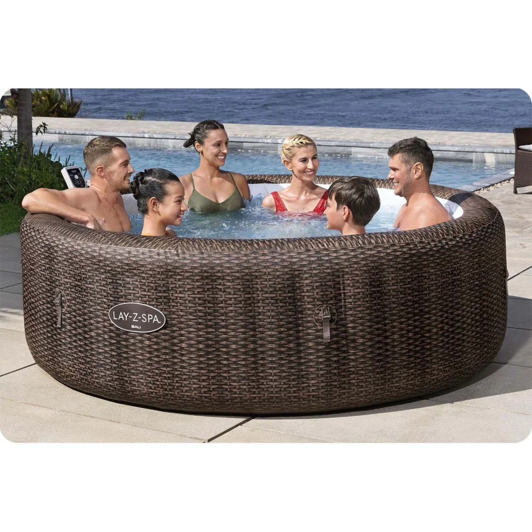 Lay-Z Bali smeđi napuhani spa centar za 7 osoba Bestway 6001P_6