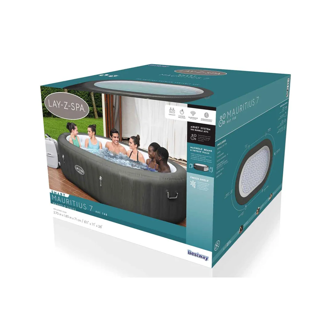 Lay-Z Mauritius Napuhavanje Spa 7 osoba Bestway 60067_9
