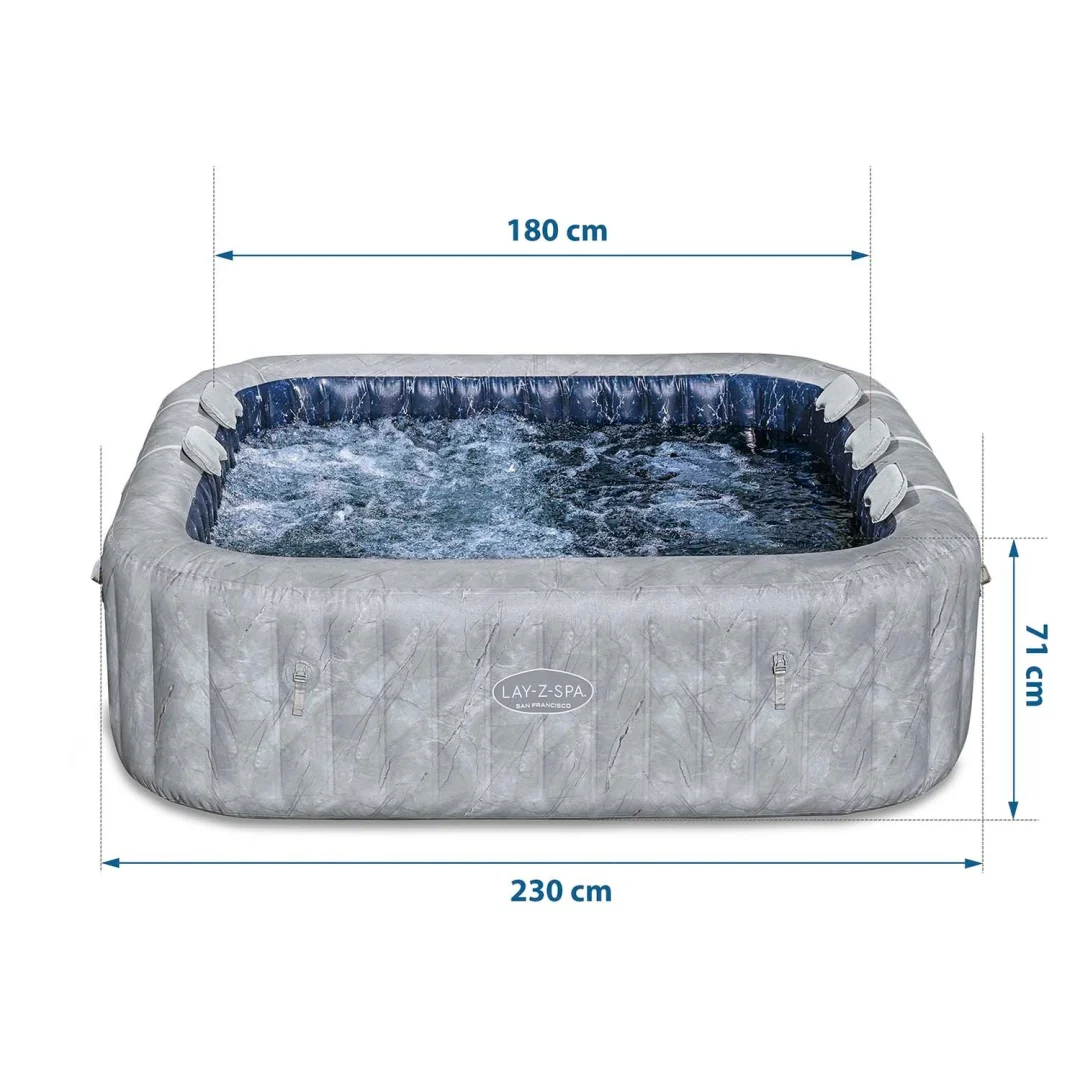 Lay-Z San Francisco Napuhani Spa za 7 osoba Bestway 60161_6