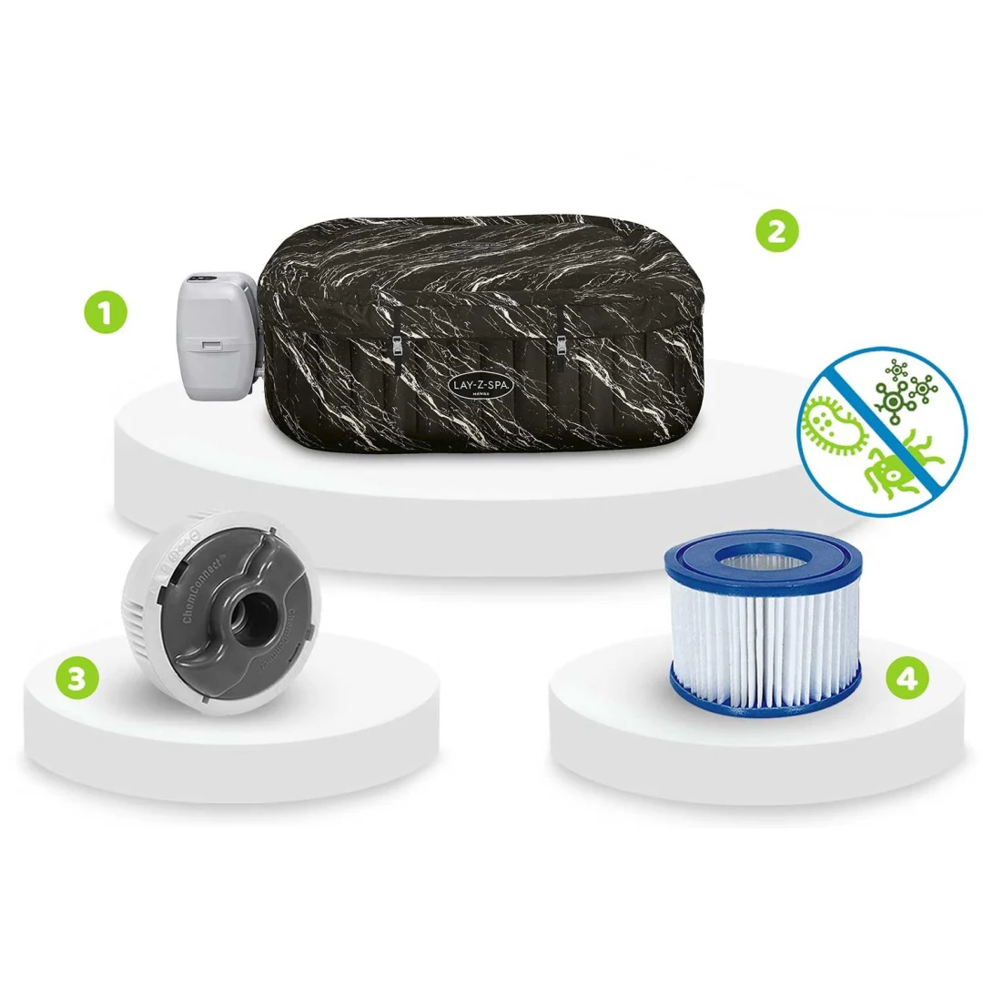 Lay-Z San Hawaii Napuhavanje Spa za 6 osoba Bestway 60261_14