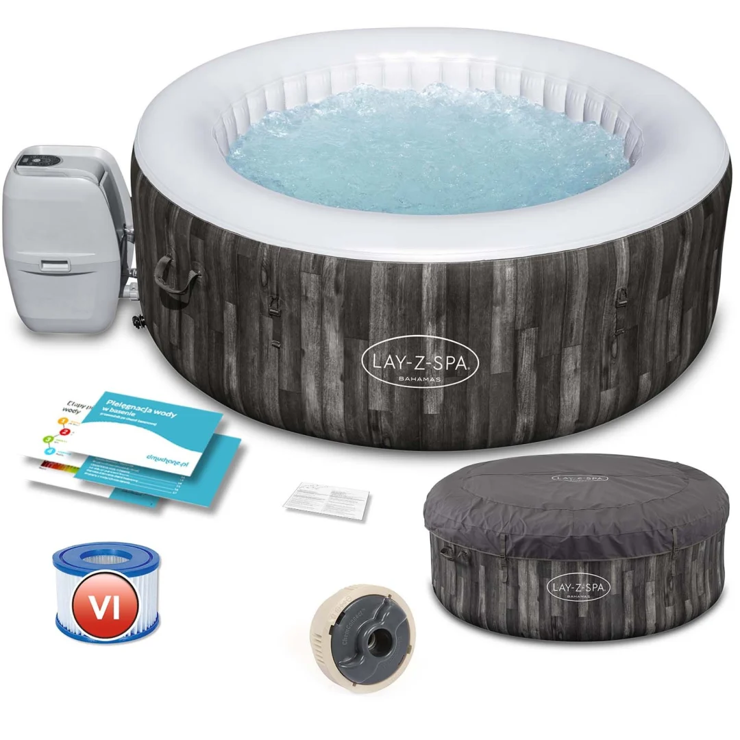 Lay-Z-Spa Bahamas - napuhljivi masažni bazen za 4 osobe Bestway 60005_1