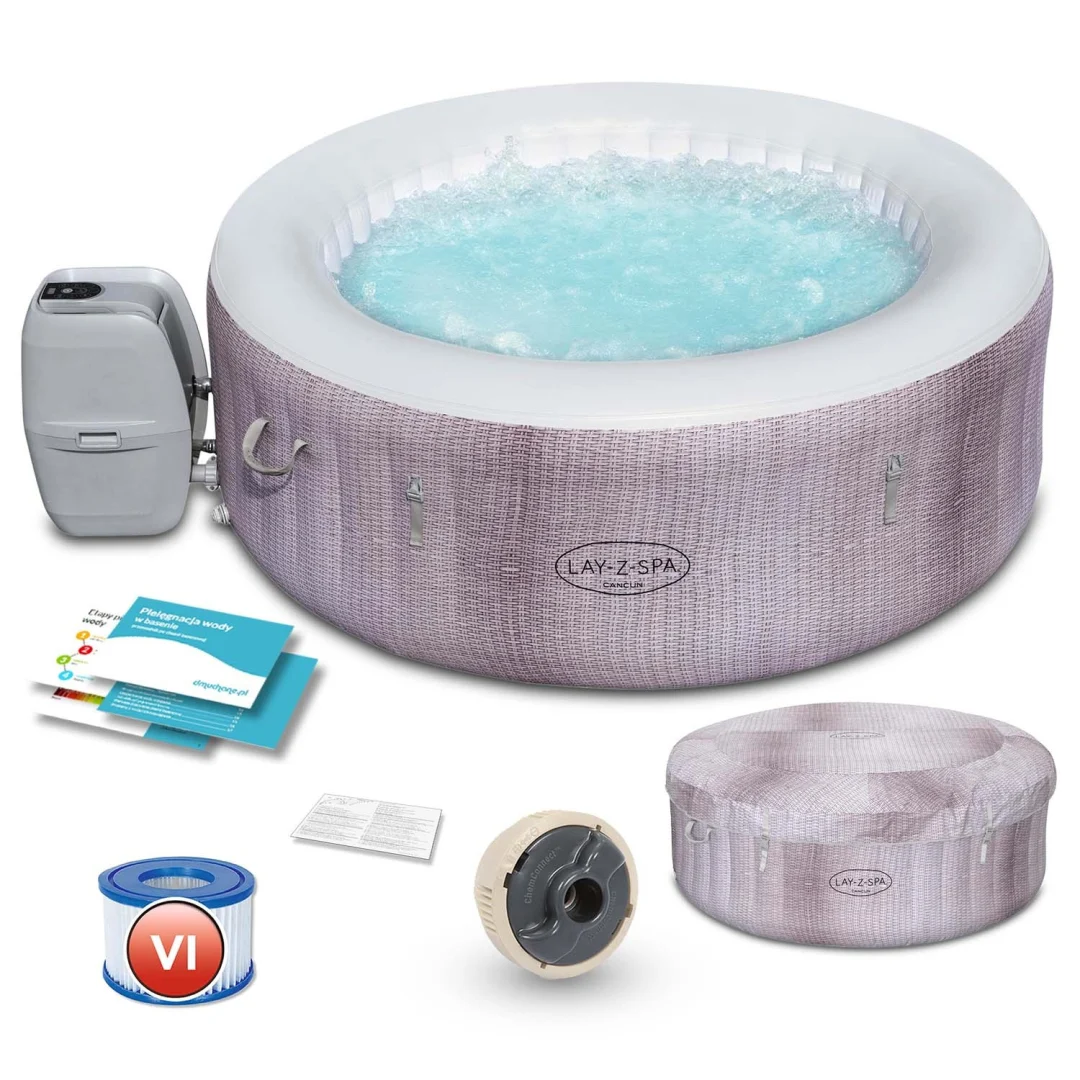 Lay-Z-Spa Cancun - napuhljivi masažni bazen za 4 osobe Bestway 60003_1
