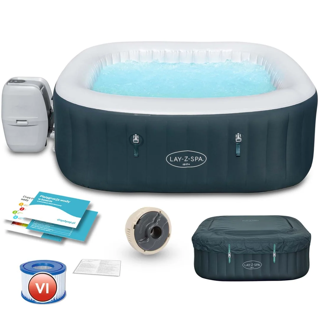 Lay-Z-Spa Ibiza - napuhljivi masažni bazen za 6 osoba Bestway 60015_1