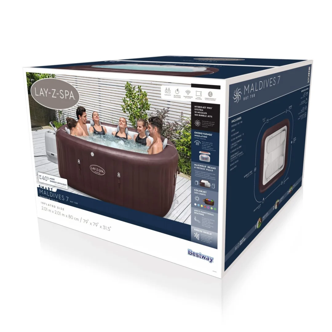 Lay-Z-Spa Maldives SMART HydroJet PRO jacuzzi BESTWAY_18