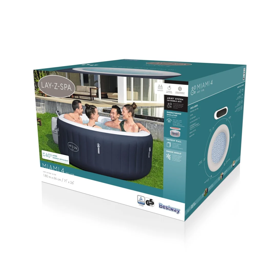 Lay-Z-Spa Miami Air Jet Jacuzzi BESTWAY_9