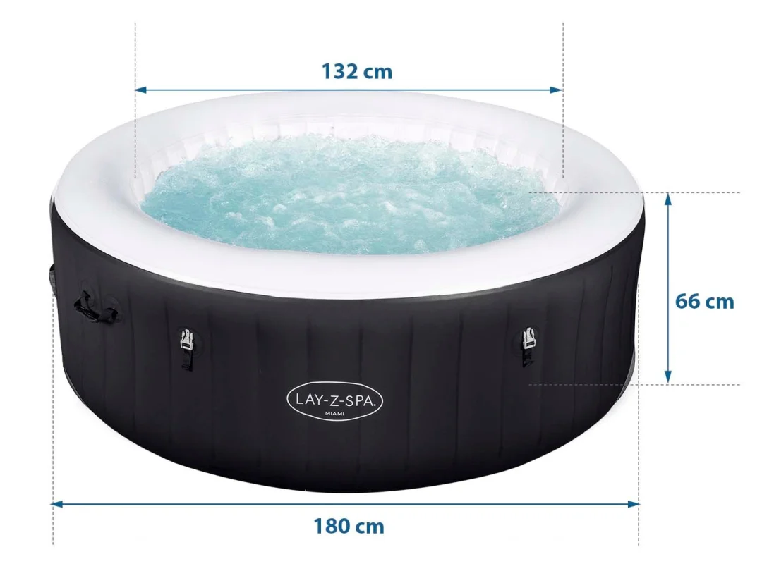 Lay-Z-Spa Miami - napuhljivi masažni bazen za 4 osobe Bestway 60001_7