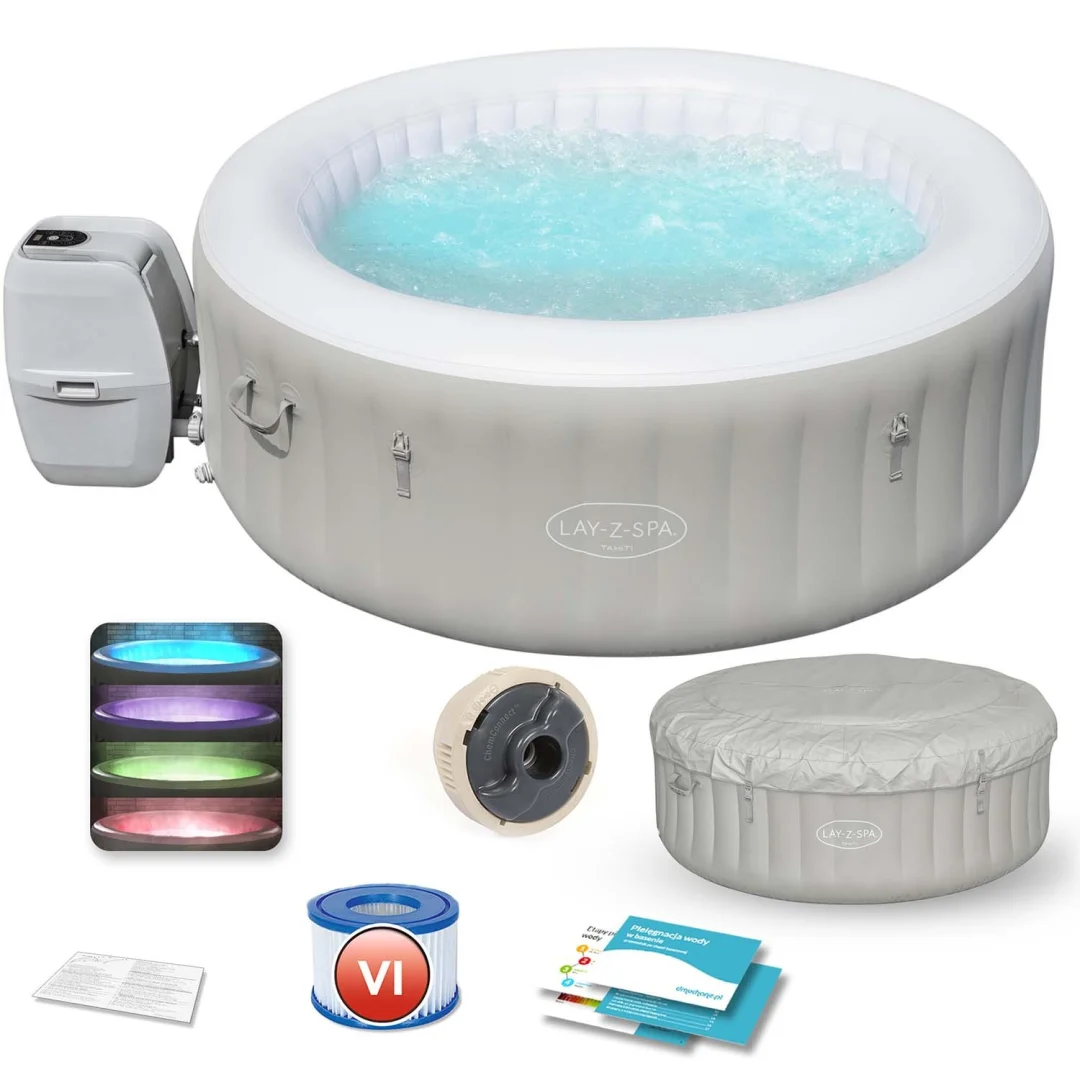 Lay-Z-Spa Thaiti - napuhljivi masažni bazen za 4 osobe Bestway 60007_1