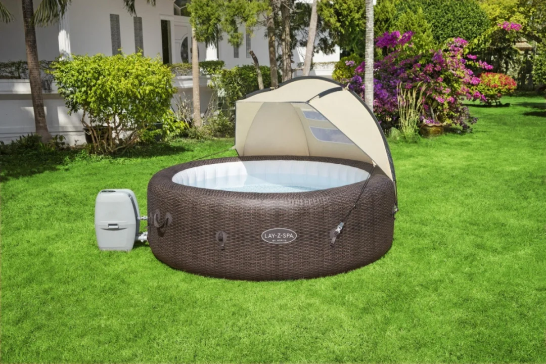 Lay-Z-Spa nadstrešnica za jacuzzi BESTWAY UV zaštita + ugrađeni prozor_5