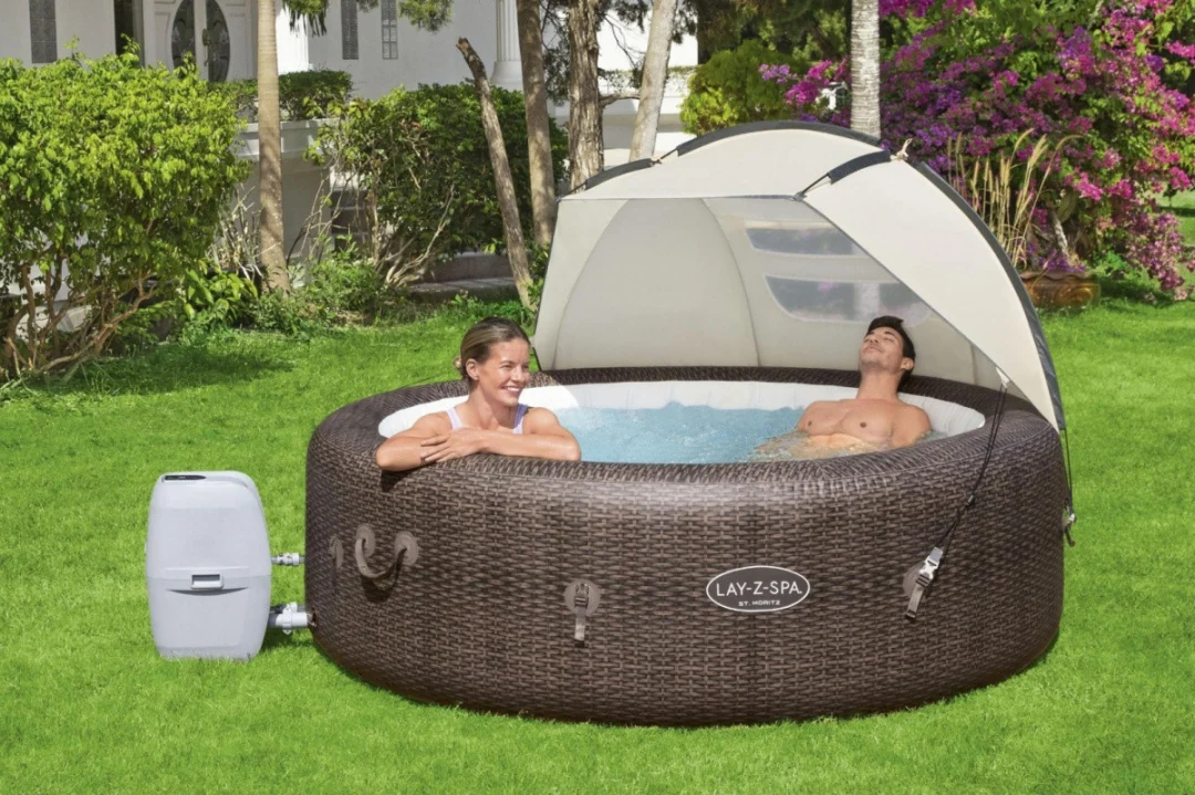 Lay-Z-Spa nadstrešnica za jacuzzi BESTWAY UV zaštita + ugrađeni prozor_7