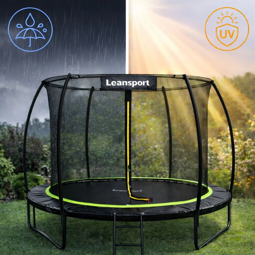 Lean opružna podloga za trampolin crna 180-183 cm 6 stopa_8
