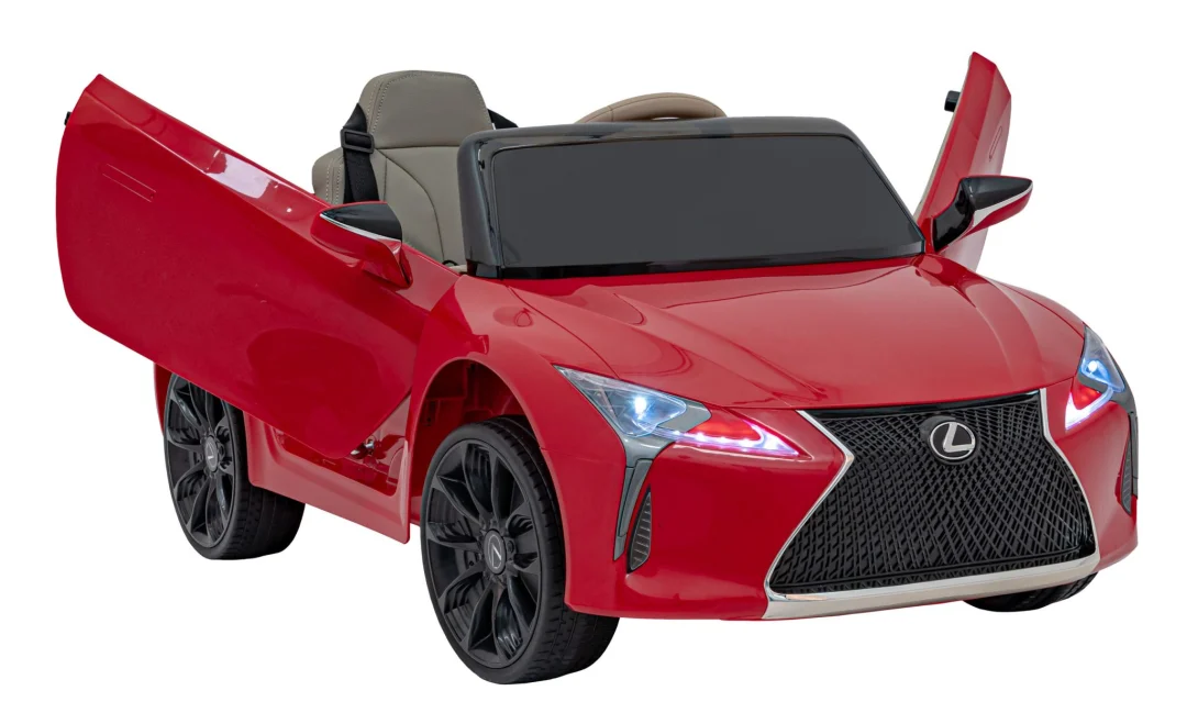 Lexus LC500 Dječji autosjedalica na baterije, crvena + daljinski upravljač + spori start + EVA_5