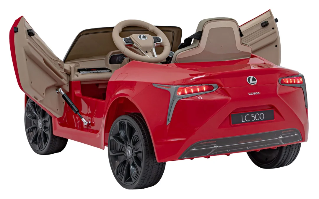 Lexus LC500 Dječji autosjedalica na baterije, crvena + daljinski upravljač + spori start + EVA_7