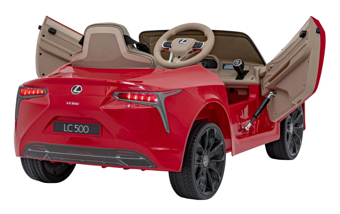 Lexus LC500 Dječji autosjedalica na baterije, crvena + daljinski upravljač + spori start + EVA_9