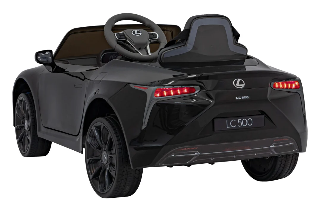 Lexus LC500 Dječji na baterije, crni + daljinski upravljač + spori start + EVA + audio LED, crna_10