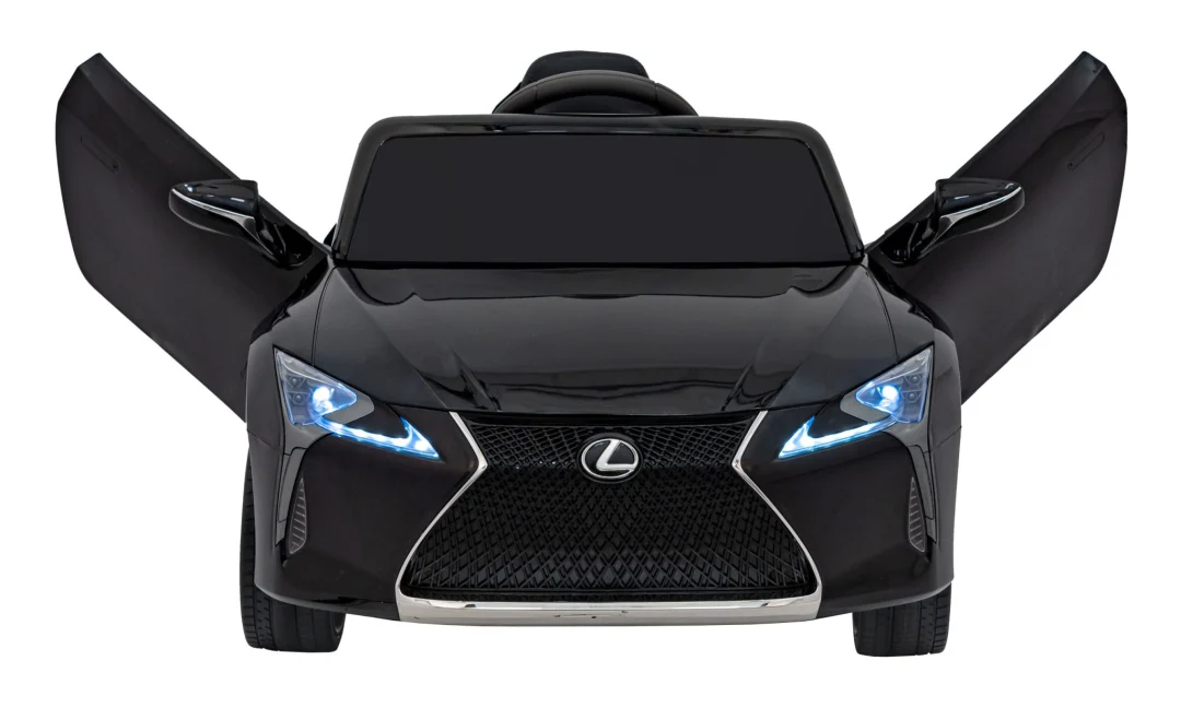Lexus LC500 Dječji na baterije, crni + daljinski upravljač + spori start + EVA + audio LED, crna_4