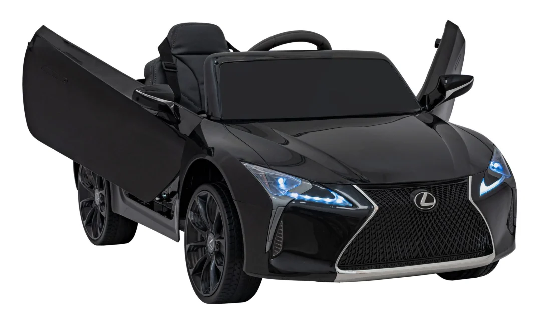 Lexus LC500 Dječji na baterije, crni + daljinski upravljač + spori start + EVA + audio LED, crna_5